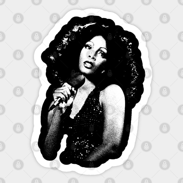 Donna Summer Retro Sticker by LEMESGAKPROVE